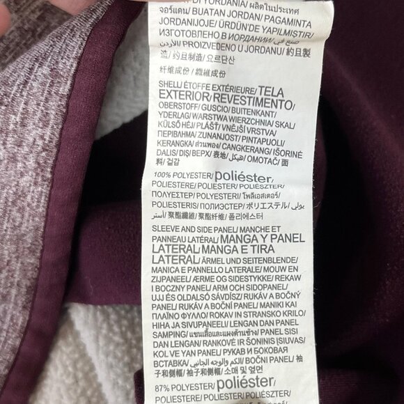 Under Armour Womens Hoodie Sweatshirt Burgundy Loose Fit Cold Gear Size Small - Picture 7 of 8
